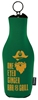 Koozie® Neoprene Zip-Up Bottle Kooler Green