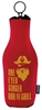 Koozie® Neoprene Zip-Up Bottle Kooler Red