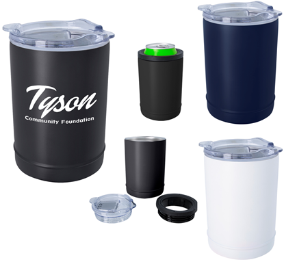 2-In-1 Copper Insulated Beverage Holder And Tumbler 2-In-1 Copper Insulated Beverage Holder And Tumbler