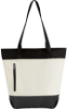 Color Zip Tote-Black