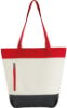 Color Zip Tote-Red