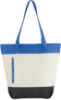 Color Zip Tote-Royal Blue