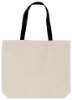 Shoulder Tote-Natural w/Black