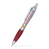 Basset II Pens - Full Color Chrome/Red Grip