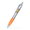 Basset II Pens - Full Color Chrome/Orange Grip