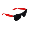 Two-Tone Black Frame Sunglasses Red