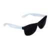 Two-Tone Black Frame Sunglasses White