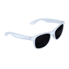 Two-Tone White Frame Sunglasses White