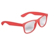 Cool Vibes Clear Lenses Glasses Coral
