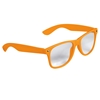 Cool Vibes Clear Lenses Glasses Orange
