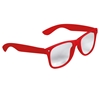 Cool Vibes Clear Lenses Glasses Red
