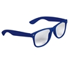 Cool Vibes Clear Lenses Glasses Royal Blue