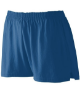 Augusta Sportswear Girls' Trim Fit Jersey Shorts Navy