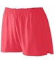 Augusta Sportswear Ladies' Trim Fit Jersery Shorts Red
