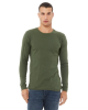 Bella+Canvas Unisex Jersey Long Sleeve T-Shirts Military Green