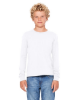 Bella + Canvas Youth Jersey Long-Sleeve T-Shirts White