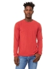 Bella + Canvas Unisex Triblend Long-Sleeve T-Shirts Red Triblend