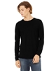 Bella + Canvas Unisex Triblend Long-Sleeve T-Shirts Solid Black Triblend