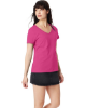 Hanes Ladies' Perfect-T V-Neck T-Shirt Wow Pink