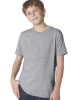 Next Level Apparel Youth Boys’ Cotton Crew T-Shirts Heather Gray