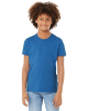 Bella + Canvas Youth Jersey T-Shirts Columbia Blue