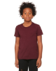 Bella + Canvas Youth Jersey T-Shirts Maroon