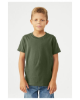 Bella + Canvas Youth Jersey T-Shirts Military Green