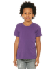 Bella + Canvas Youth Jersey T-Shirts Purple