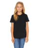 Bella + Canvas Youth Jersey T-Shirts Team Vintage Black