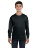 Gildan Youth Heavy Cotton™ Long-Sleeve T-Shirts Black