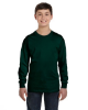 Gildan Youth Heavy Cotton™ Long-Sleeve T-Shirts Forest Green