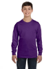 Gildan Youth Heavy Cotton™ Long-Sleeve T-Shirts Purple
