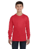Gildan Youth Heavy Cotton™ Long-Sleeve T-Shirts Red