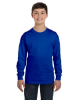 Gildan Youth Heavy Cotton™ Long-Sleeve T-Shirts Royal