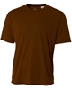 A4 Men's Cooling Performance T-Shirts Brown