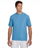 A4 Men's Cooling Performance T-Shirts Light Blue