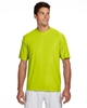 A4 Men's Cooling Performance T-Shirts Safety Yellow