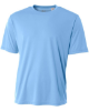 A4 Youth Cooling Performance T-Shirts Light Blue