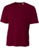 A4 Youth Cooling Performance T-Shirts Maroon