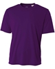 A4 Youth Cooling Performance T-Shirts Purple