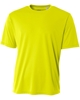 A4 Youth Cooling Performance T-Shirts Safety Yellow