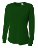 A4 Ladies' Long Sleeve Cooling Performance Crew Shirts Forest