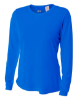 A4 Ladies' Long Sleeve Cooling Performance Crew Shirts Royal