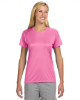 Custom A4 Ladies' Cooling Performance T-Shirts Pink