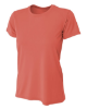 Custom A4 Ladies' Cooling Performance T-Shirts Coral