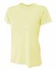 Custom A4 Ladies' Cooling Performance T-Shirts Light Yellow