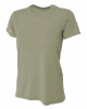 Custom A4 Ladies' Cooling Performance T-Shirts Olive