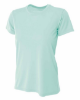 Custom A4 Ladies' Cooling Performance T-Shirts Pastel Mint
