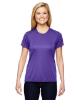 Custom A4 Ladies' Cooling Performance T-Shirts Purple