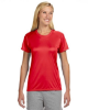 Custom A4 Ladies' Cooling Performance T-Shirts Scarlet